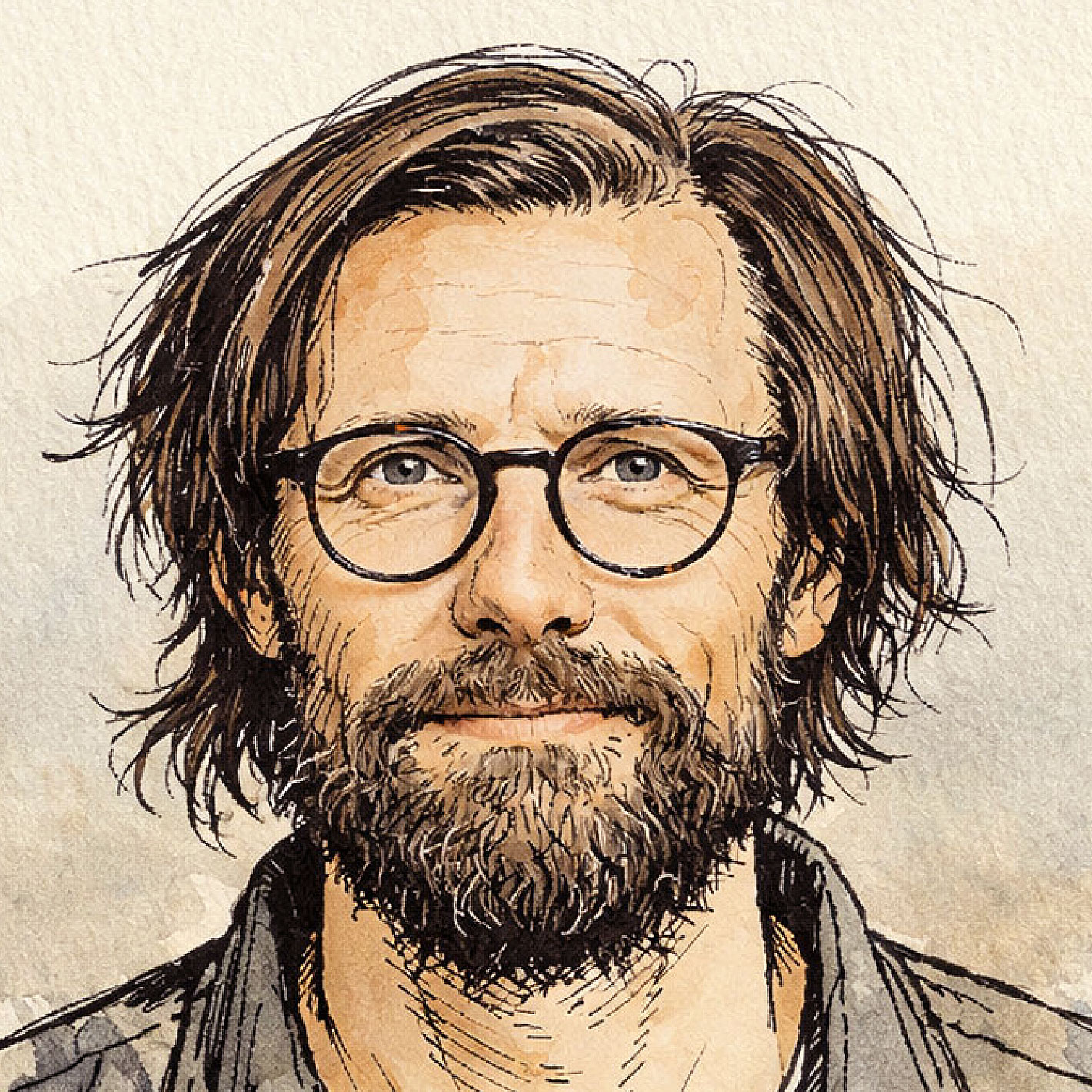 Oomph portræt af Carsten Eskelund